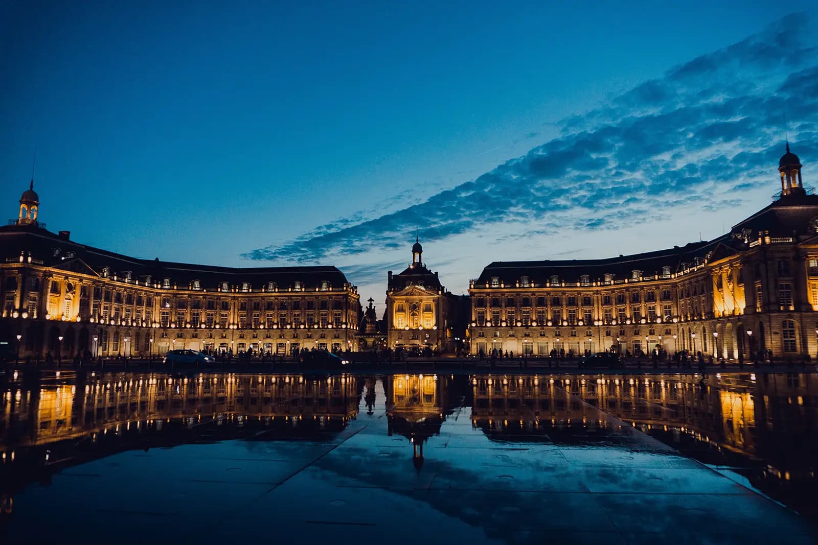 View of Bordeaux Place de la Bourse